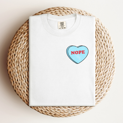 Nope Love Heart Tee