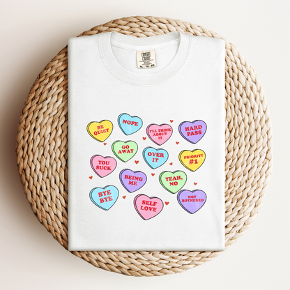 Snarky Love Hearts Tee