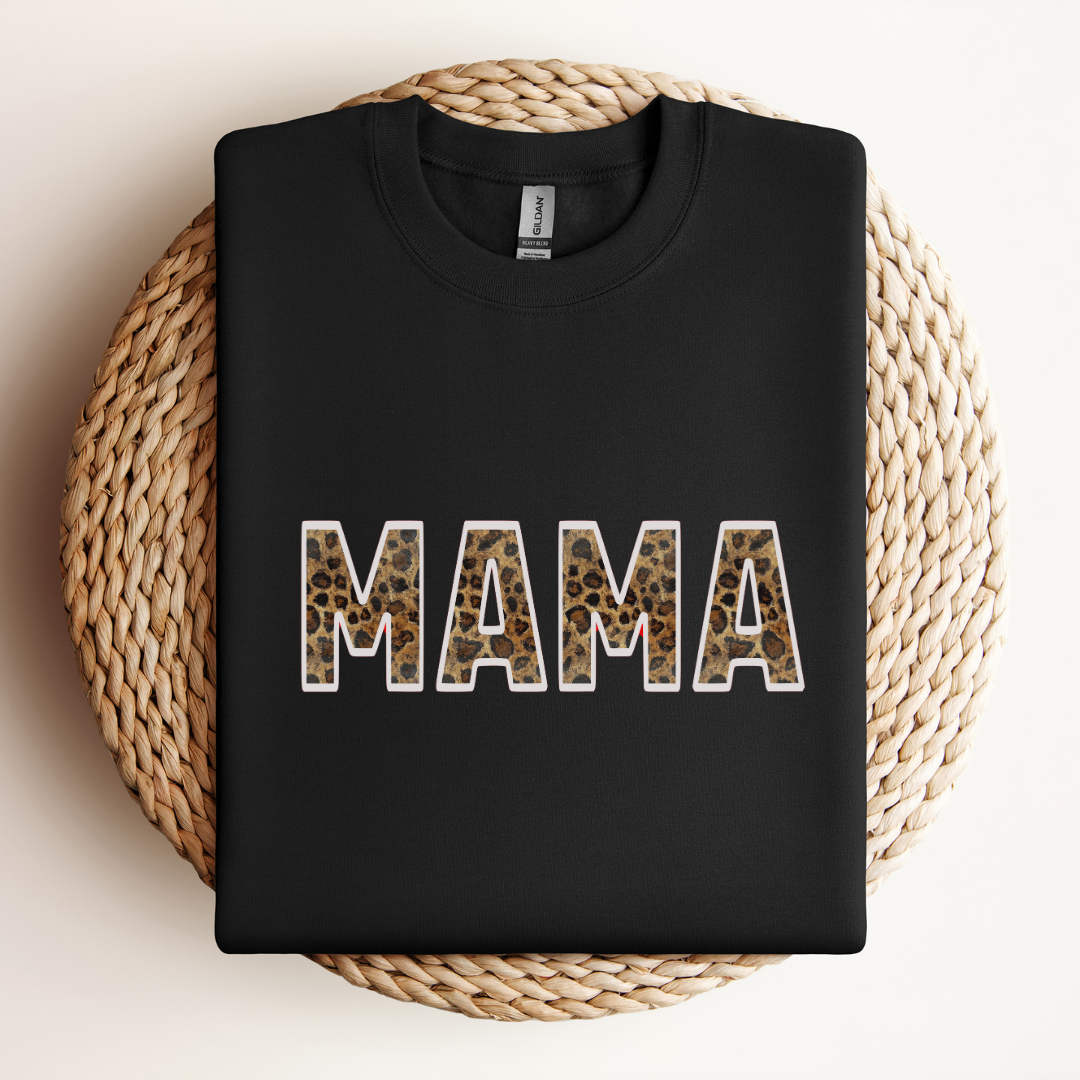 Mama Leopard Print Sweat