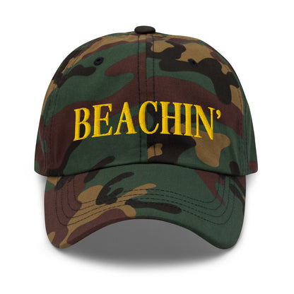 Beachin' Embroidered Dad Hat