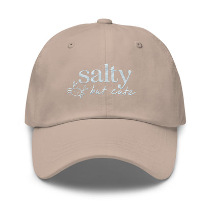 Salty But Cute Embroidered Dad Hat