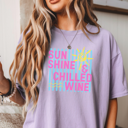 Sunshine & Chilled Wine Relaxed Tee
