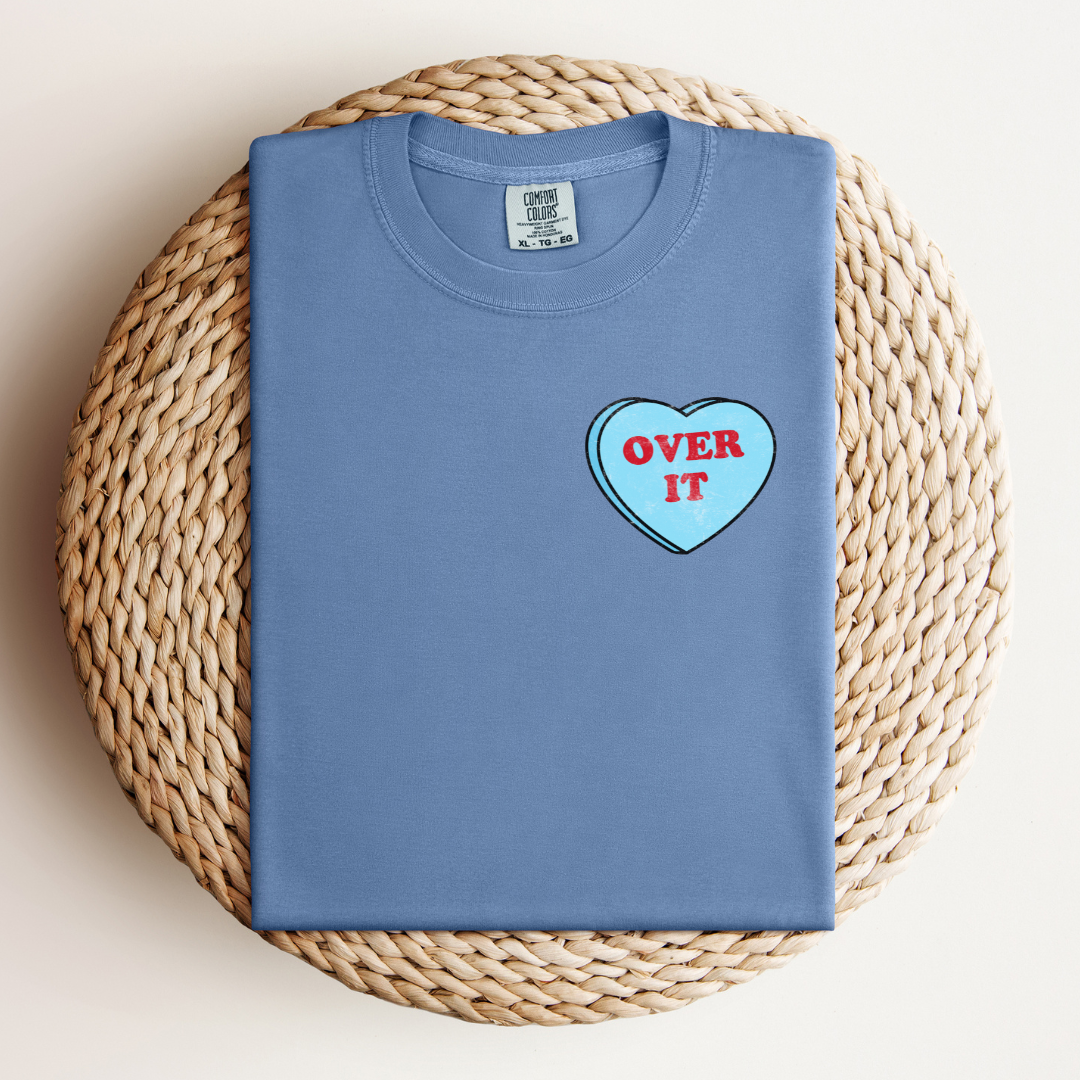 Over It Love Heart Tee