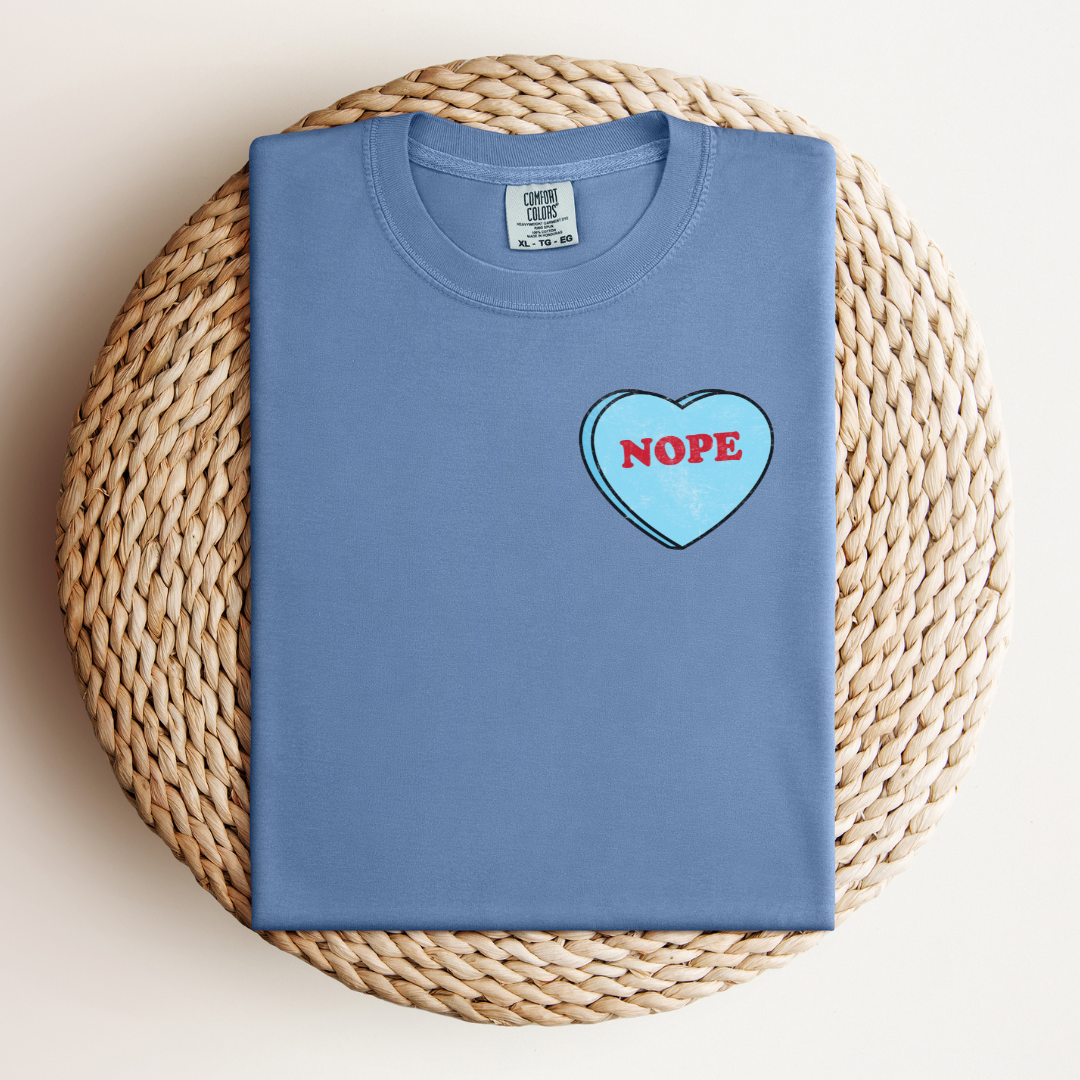 Nope Love Heart Tee